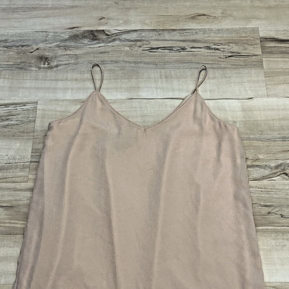 Blaque Label Medium Dress Midi Slip V-Neck Tank Dress Blush Pink - Picture 4 of 10